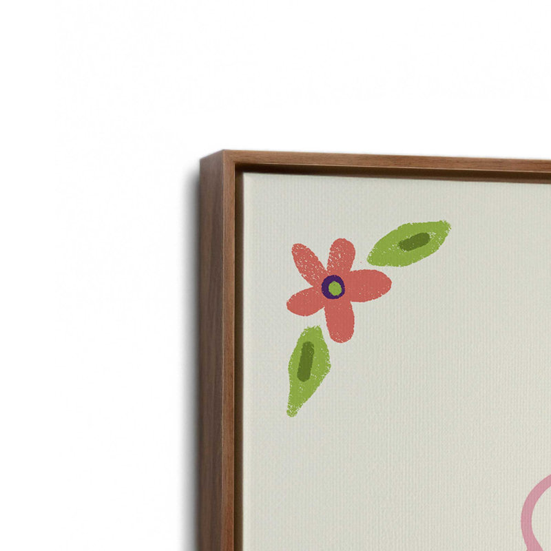 Sweet Slice Party, ensemble de 2 impressions, 30" x 30", Framed Canvas, Walnut