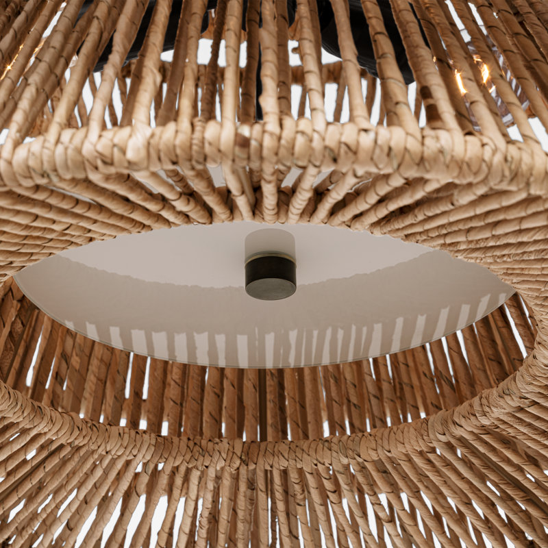 Antigua 3 - Light Chandelier, 19.5" H x 30" W x 30" D