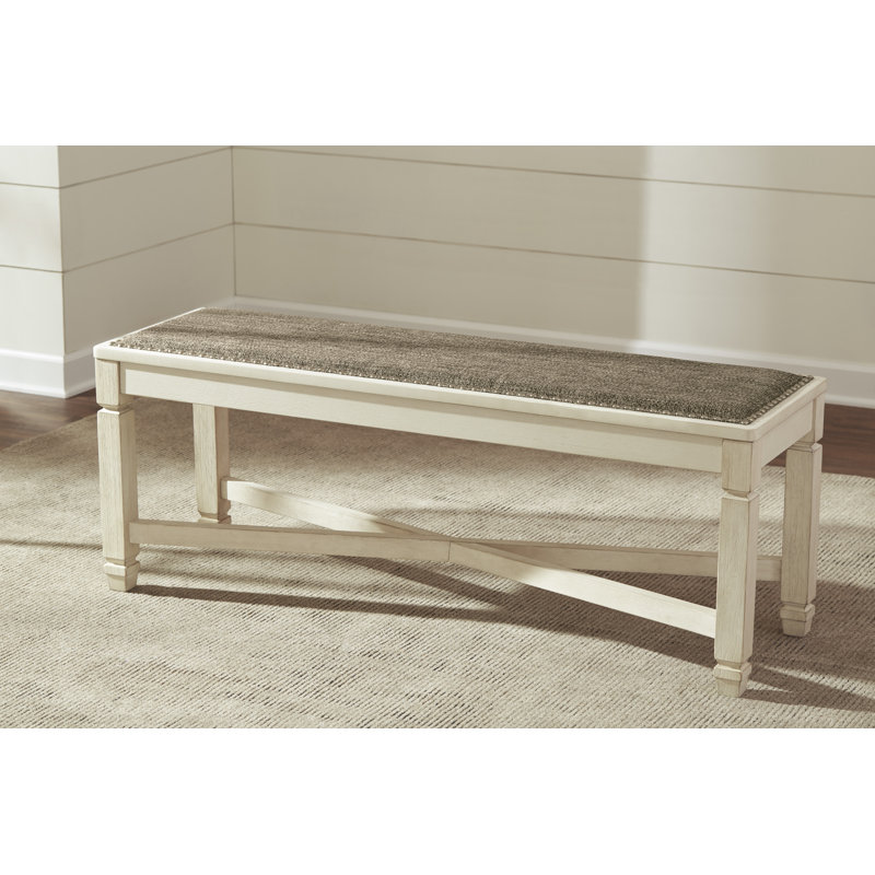Tyler Creek Dining Bench, Beige