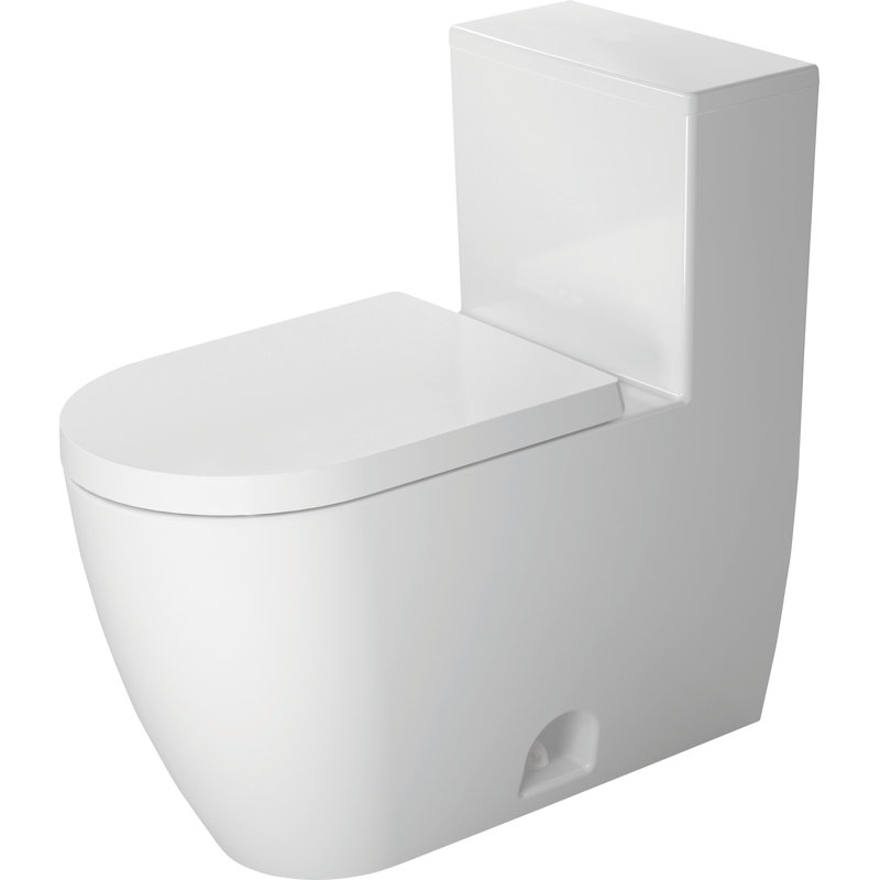 Duravit 1.28 GPF (Water Efficient) Elongated One-Piece Toilet (Seat Included), Left-Hand