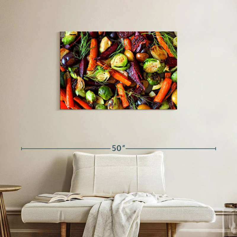 Légumes rôtis d'automne, 24" H x 36" W