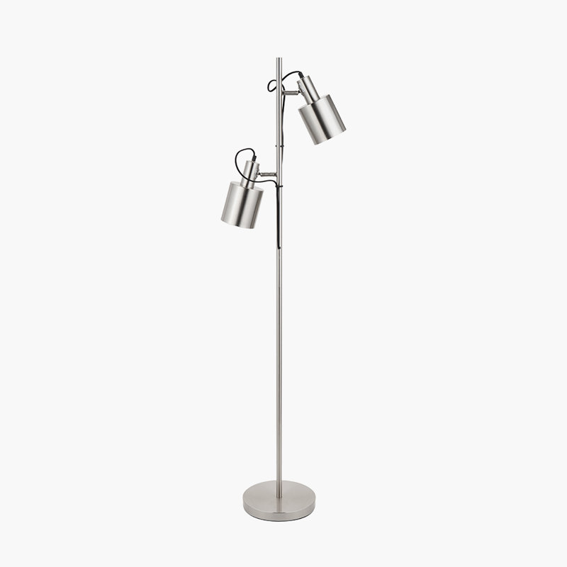 Deaisa 149.5cm Novelty Floor Lamp, Brushed Chrome