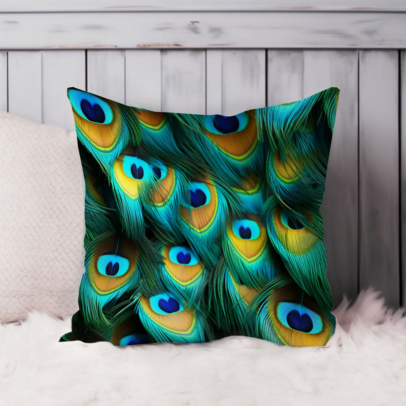 Animals Peacock Pattern XII Modern, 20"H x 20"W