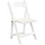 4 chaises pliantes en bois massif - faciles à transporter, rembourrage confortable, bois rembourré beige et blanc, beige / blanc pour divers endroits