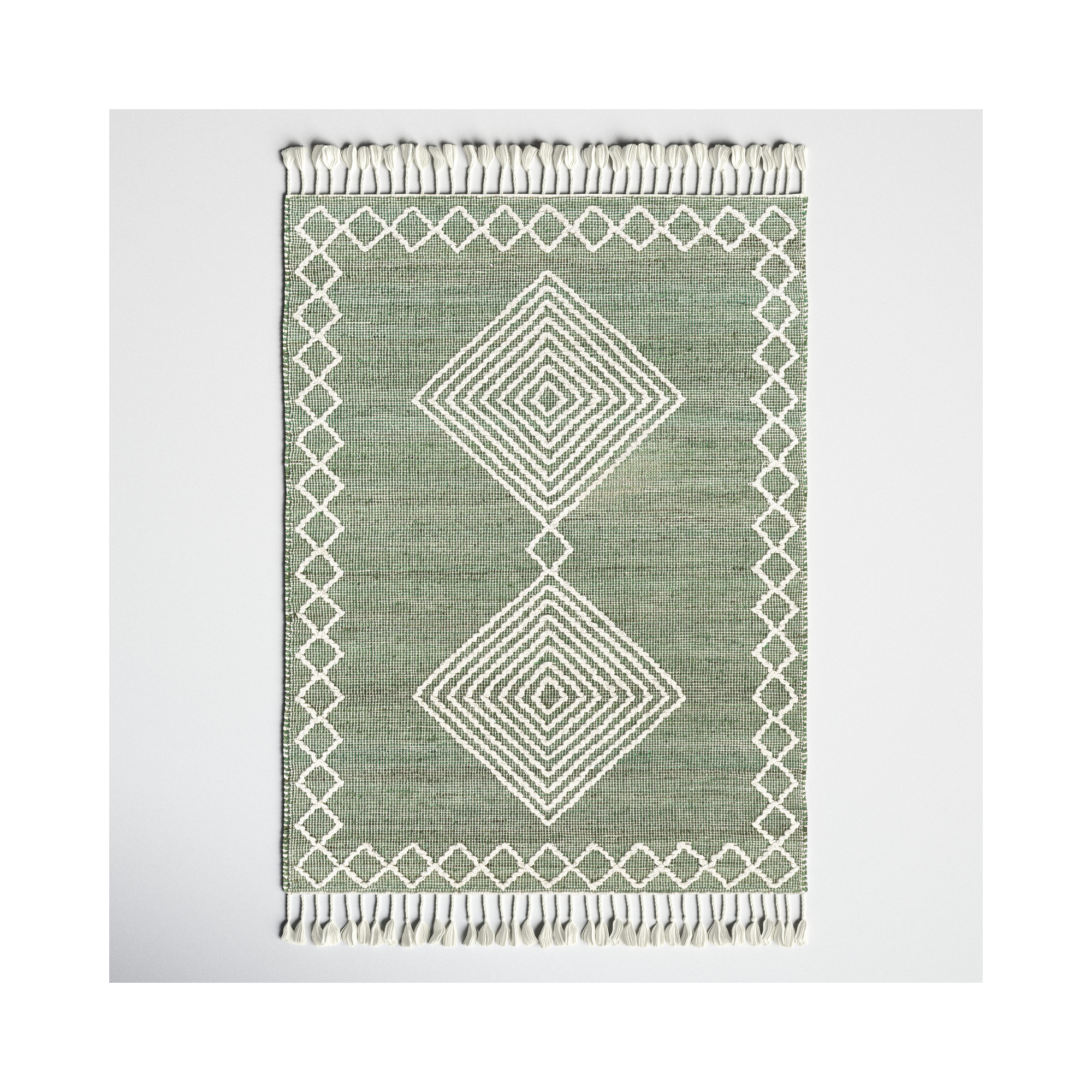Rodriguez Handmade Rug, Rectangle 6' x 9'