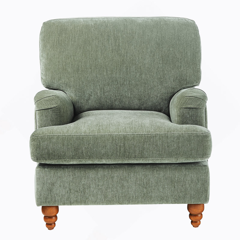 Fauteuil en tissu sauge, Sauge