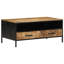 Solid Wood Coffee Table with Storage