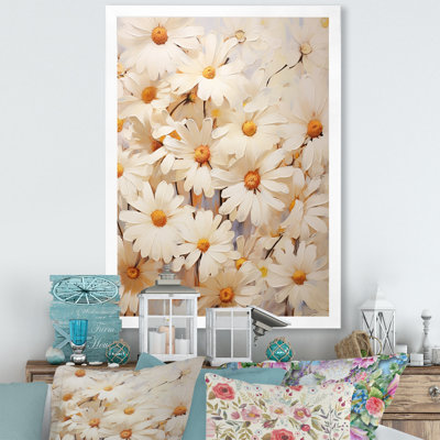 " White Daisy Fields Elegance VI "
