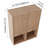 Wall Mounted Bathroom Side Cabinet With Soft Close Door And Shelf-1951145939
