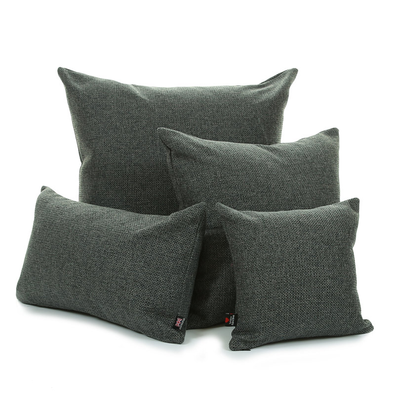 Amher Rectangular Cushion, Grey