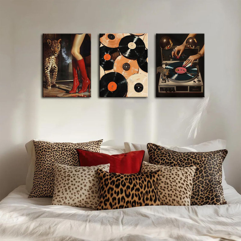 3 Piece Wrapped Canvas Print, 40cm H x 30cm W