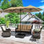 Parasol d'extérieur 13 pi double face-1790295273