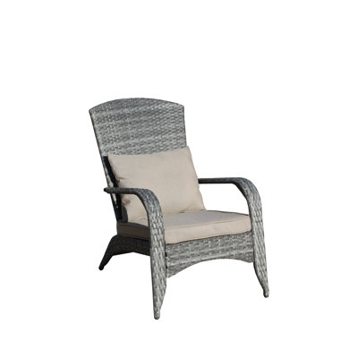 Chaise de patio avec coussins Mobilier d'extérieur