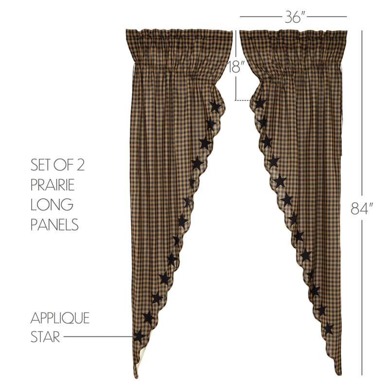 Paire de rideaux obscurcissant avec passe-tringle Mancheer