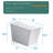 Square Smart Toilet With Built-In Tank For Modern Bathroom, Remote Control, Tankless Bidet Toilet With Foot Touching Lid Opening, Auto Flush, Heated Seat, LED Digital Display, User Memory-114881500-114881499