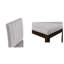 Paire de chaises de salle à manger rembourrées, base en bois massif, chaises 2, revêtement 100%-867503944
