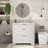 Fluted Bathroom Vanity with Sink, Farmhouse Freestanding Bathroom Sink Cabinet-126257017-126257020