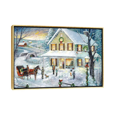 «Christmas visite» par Ruane Manning - reproduction d'art