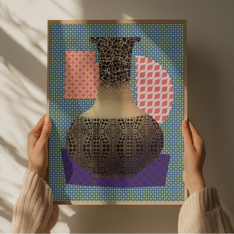 Yellow Vase and Mat