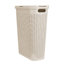  Panier à linge mince 50 L, panier à linge, couvercle, plastique-49635340-111360883