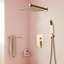 12" Rainfall Shower Head Complete Shower System with Rough-in Valve-102144347