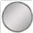 Modern Round Jocelyn Wall Mirror, Silver