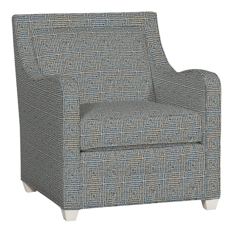 Haden Upholstered Armchair, Casa Blanca, Tarbee Marina