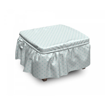 Box Cushion Ottoman Slipcover
