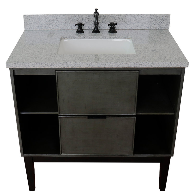 Ensemble de meuble-lavabo simple 37 po Bodway, Granite