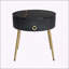 Ensemble de 2 tables de bout à assemblage cannelé avec tiroirs pour salon F19,6 po-1898140600