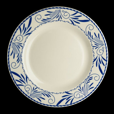 Plate Rolled Edge Blue Mex