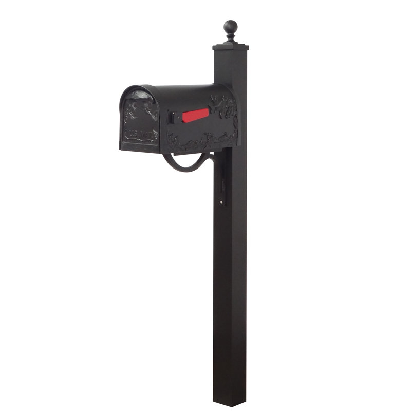 Hummingbird Aluminum Post Mounted Post box