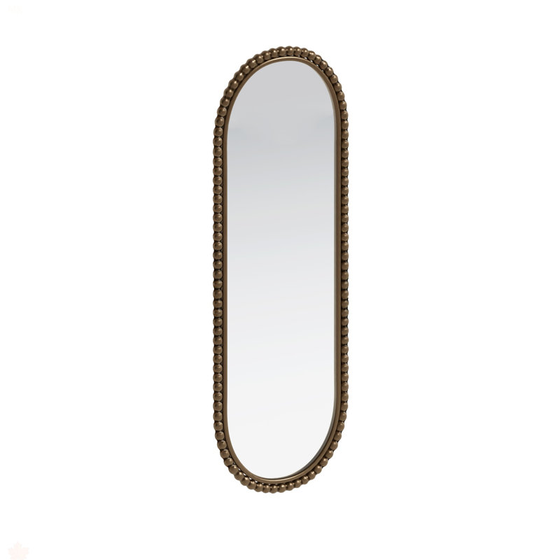 Miroir rétro Iron Art, Doré