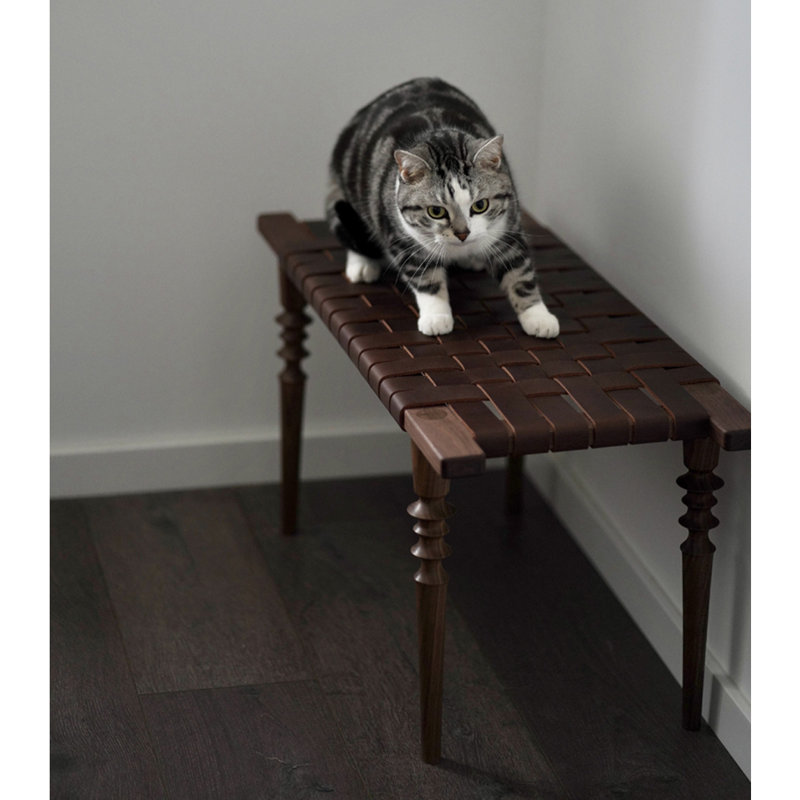 Syeira Solid Wood Bench