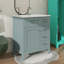 Meuble-lavabo sophistiqué de 30 pouces entièrement équipé avec lavabo-303930827