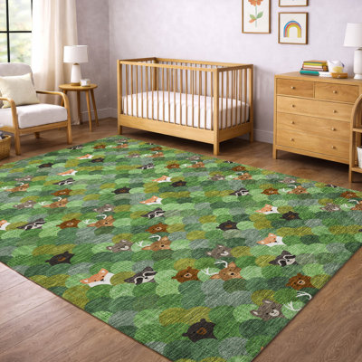 Tapis pour enfants Villers AMF2582 de qualité supérieure, lavable à la machine