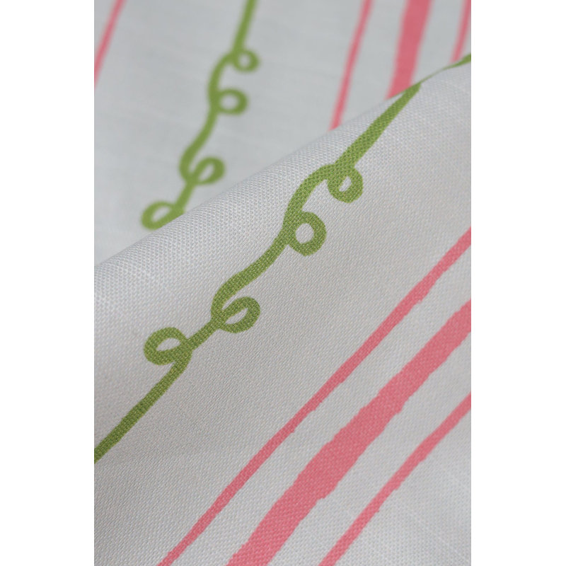 Sister Stripe Lumbar Pillow Cover & Insert, Pink/Green/Light Blue Striped