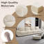 Canapé modulaire avec rangement pour sièges, canapé en chenille confortable pour le salon, le bureau, le siège profond, le chargement USB, avec housse amovible, canapé 3 places-102673627-108995616