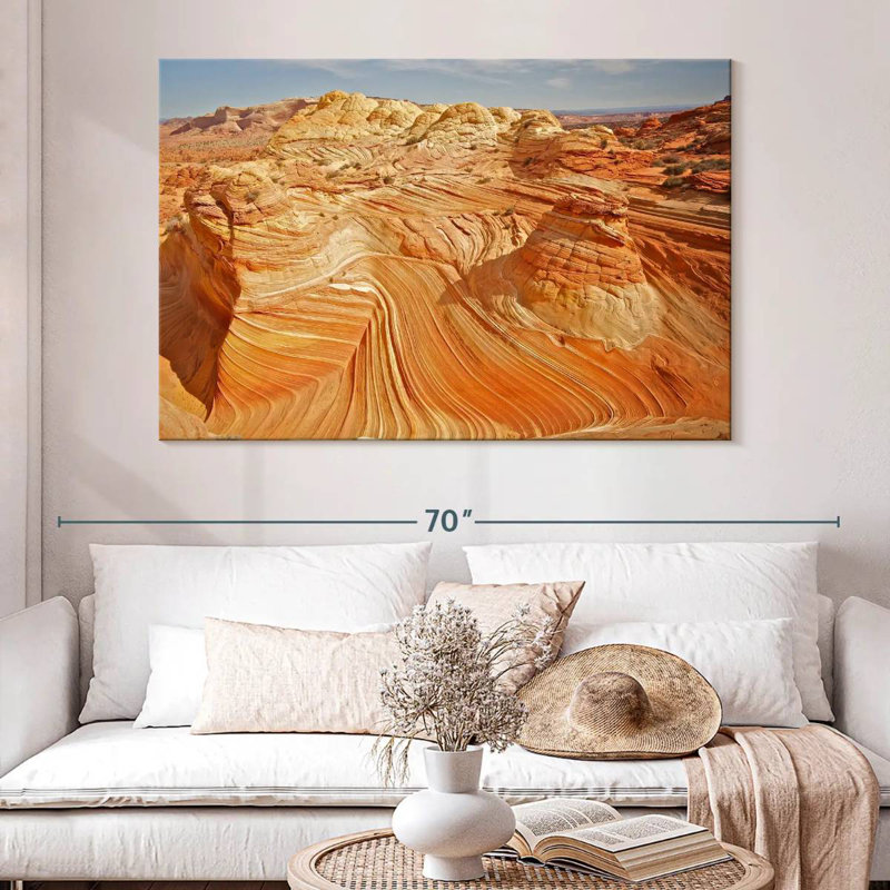 Alvord Fabulous Arizona Wave, 34" H x 51" W