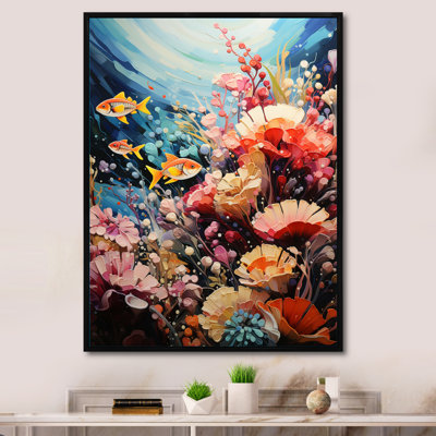 Aquariums, jardin de corail coloré I - impression