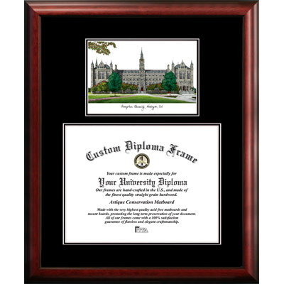 Cadre de diplôme de diplomate georgetown hoyas NCAA