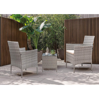 Elkview 2 - Person Patio Conversation Set with Cushions
