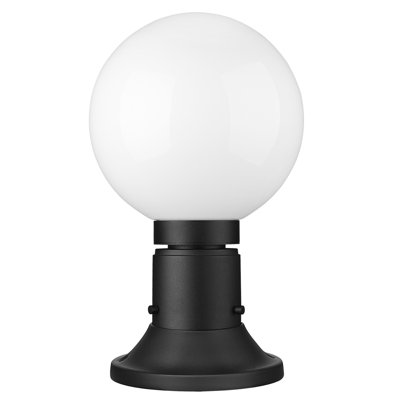 Plafonnier noir 1 lumière H 13,5 po