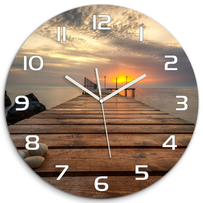 Jevion Glass Wall Clock