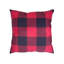 Coussin intérieur / extérieur carré à carreaux