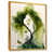 Toile avec cadre flottant or