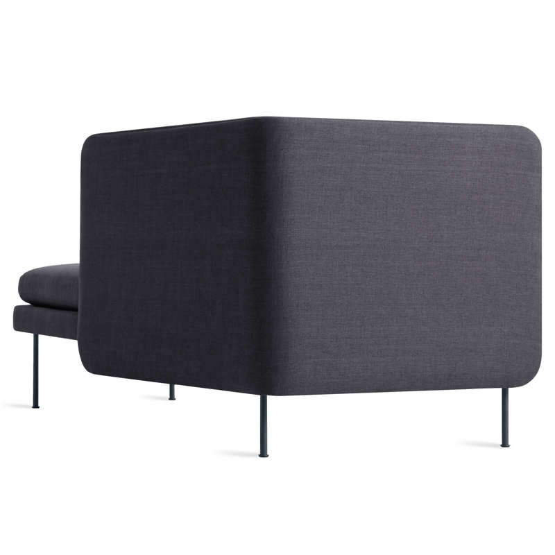 Bloke Chaise Lounge, Rostenkowski Blue, Rostenkowski Blue, Right Hand Facing