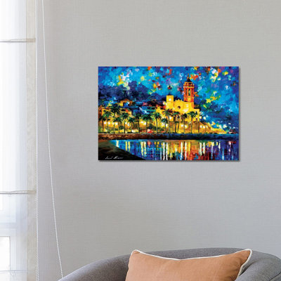 Spain, Sitges 1 Piece Wrapped Canvas Painting