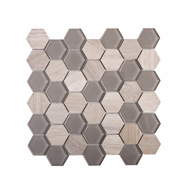 Apollo 12" x 12" Honeycomb Mosaic Wall & Floor Tile