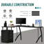 Alliana L-Shaped Metal Base Executive Desk